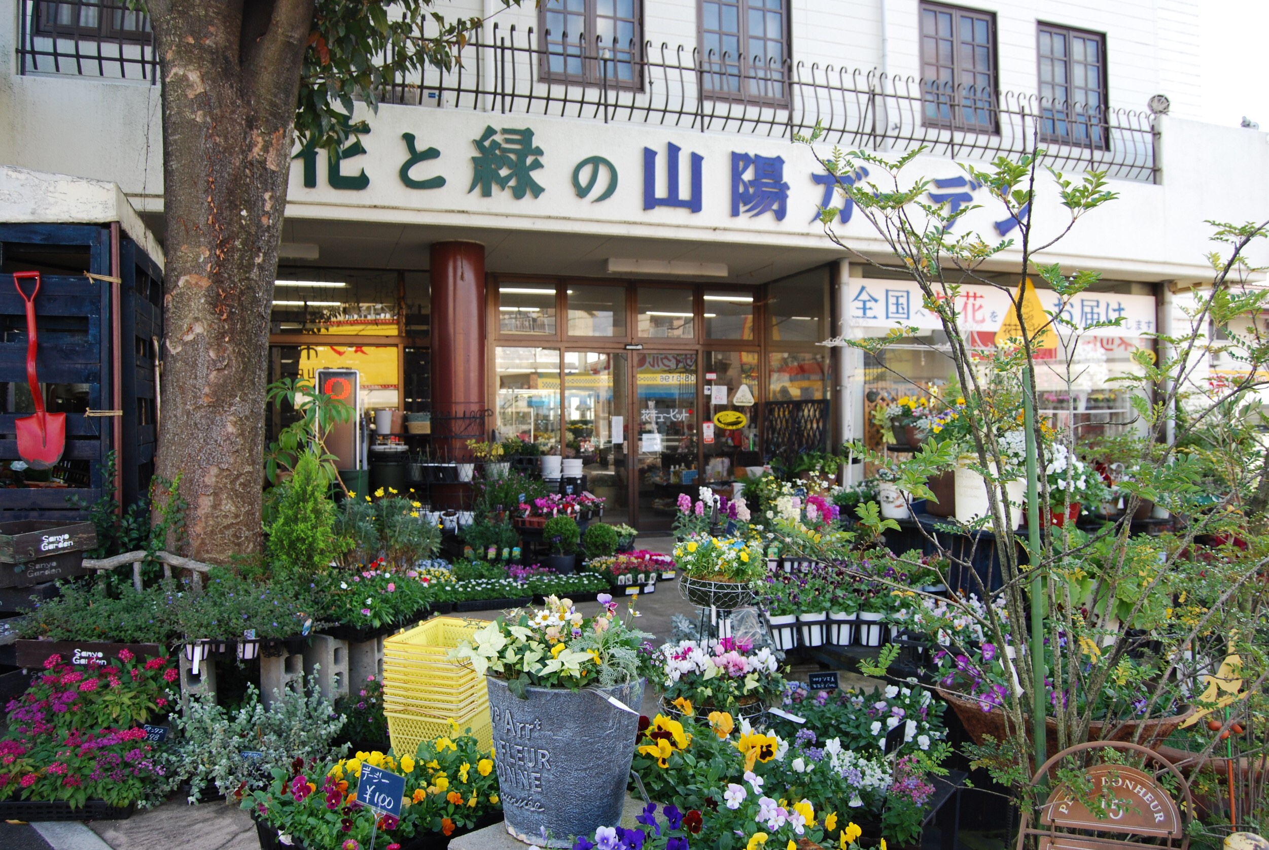 今行っておきたい 岡山の素敵なお花屋さんを紹介 花と緑の山陽ガーデンヽ 0 ノオシャレな雑貨も 桃の木
